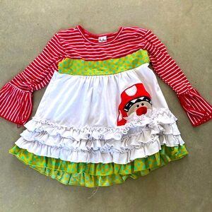 LaJenns fancy ruffles sabra tunic or Mini baby doll dress 4T. Adorable.